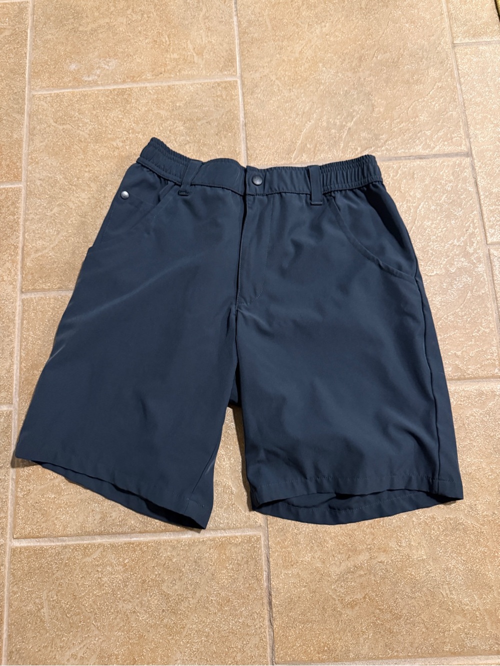 Men's Athletic Navy Performance Shorts 9 in inseam